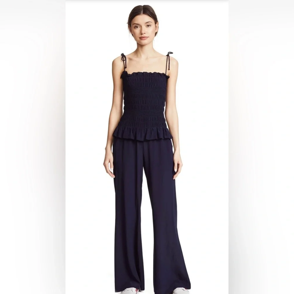 Tory Burch Costa silk jumpsuit